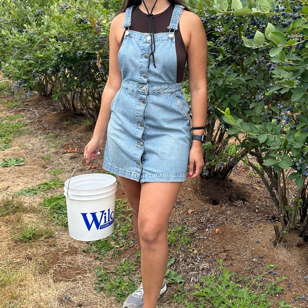 Denim overalls
